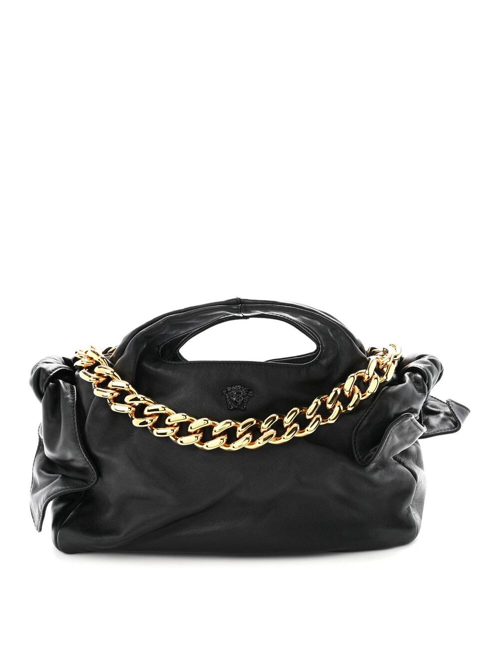 Versace Nappa Medusa Chain Shoulder Bag #344883V85B